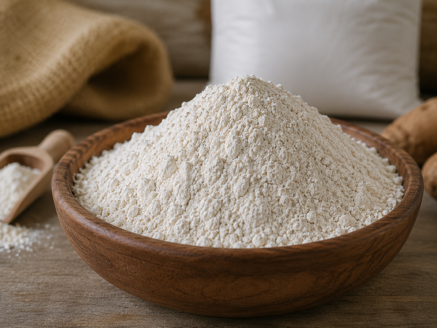 Cassava Flour — clean product shot on a light background